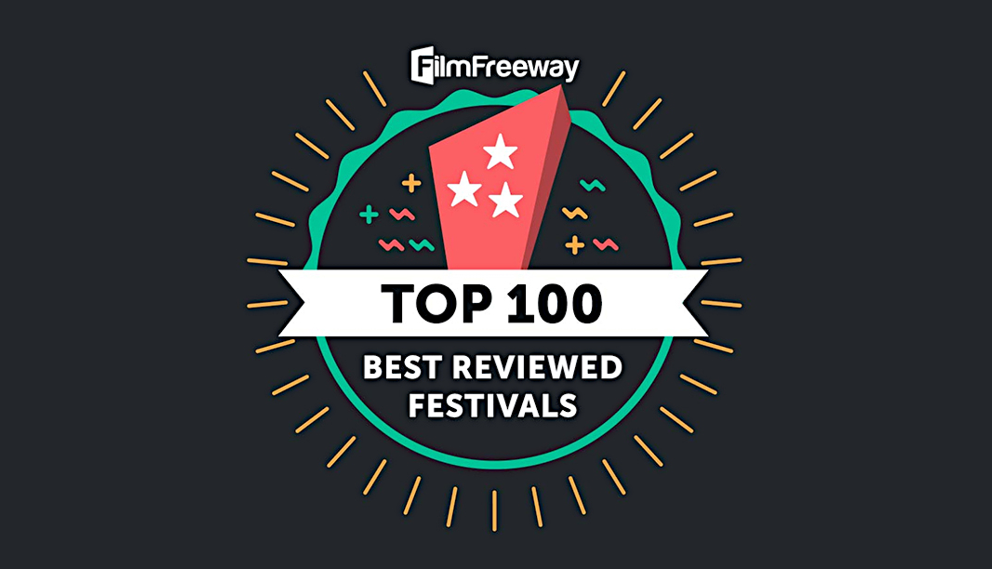 We're in FilmFreeway's Top 100 Best Reviewed Festivals